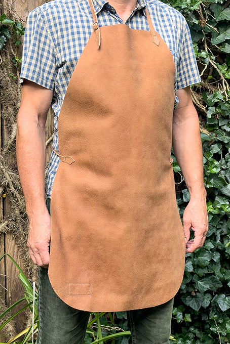 DIE GRILLSCHÜRZE "BASIC" - cognac